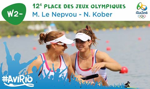 JO – Aviron : Noémie Kober et Marie Le Nepvou 6e de la finale B